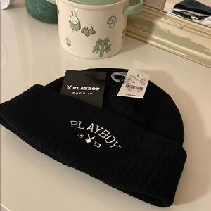 Playboy x PacSun Black Beanie
